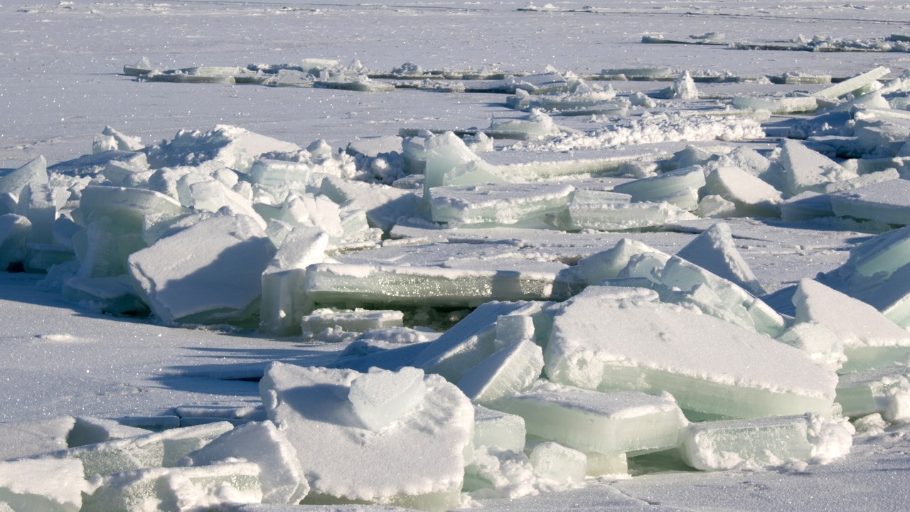 uppbruten is på havet