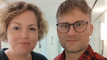 Porträtt av Malin Benerdal och Magnus Larsson