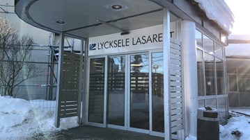 Lycksele lasarett entré