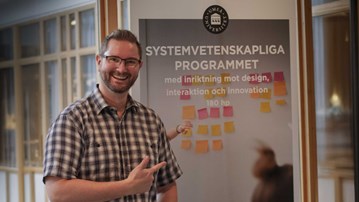 Dan Johansson, programansvarig för Systemvetenskapliga programmet.