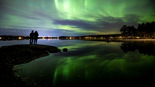 Norrsken vid Nydalasjön