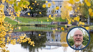 Höst på Umeå campus, porträtt av Tim Ekberg.