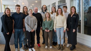 Rektorslunch med idrottsstudenter 2025