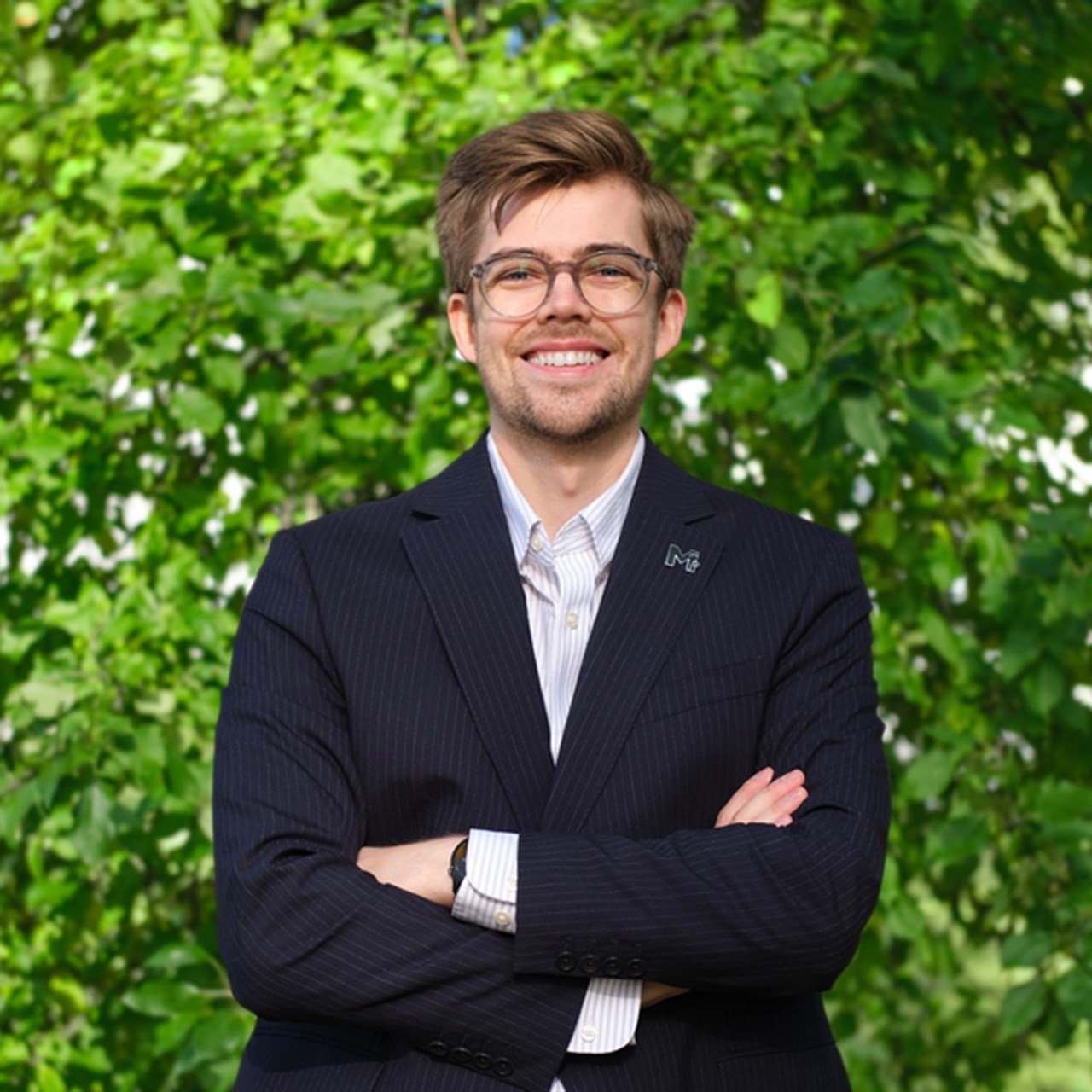 Leonard Sundelin, ordförande för Umeå medicinska studentkår.