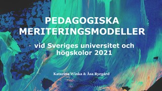 Pedagogiska meriteringsmodeller vid Sveriges universitet och högskolor 2021