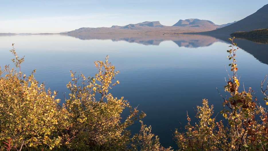 Čuonjávággi i Abisko nationalpark.