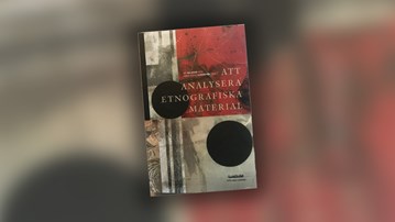 Omslaget till boken "Ny bok: Att analysera etnografiska material".