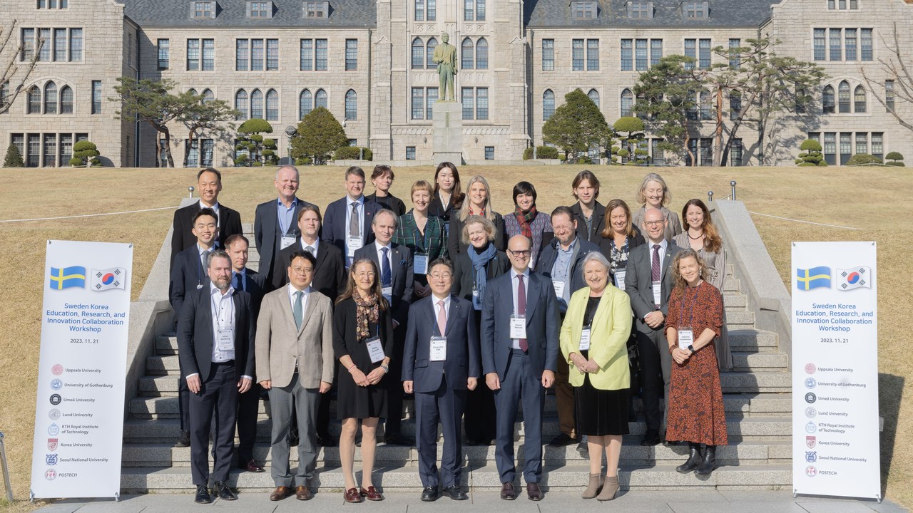 Delegationsresa till Seoul i projektet SKERIC, Sweden Korea Education, Research, and Innovation Collaboration, i november 2023.