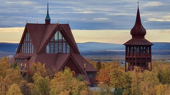 View over Kiruna