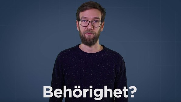 Film: Vad är behörighet?