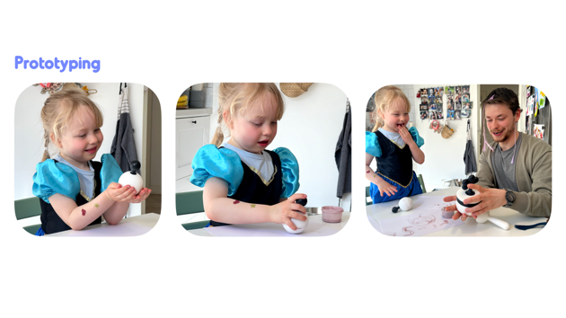 Testing ergonomics, semantics and fun factor together with a 4-year-old 