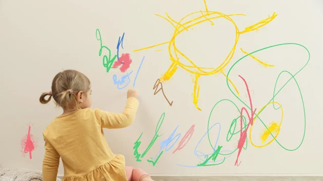 Child drawing.