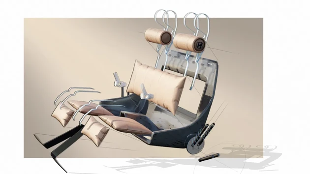 The seats light tub construction and removable cushions allow for easy repairability and cleaning.